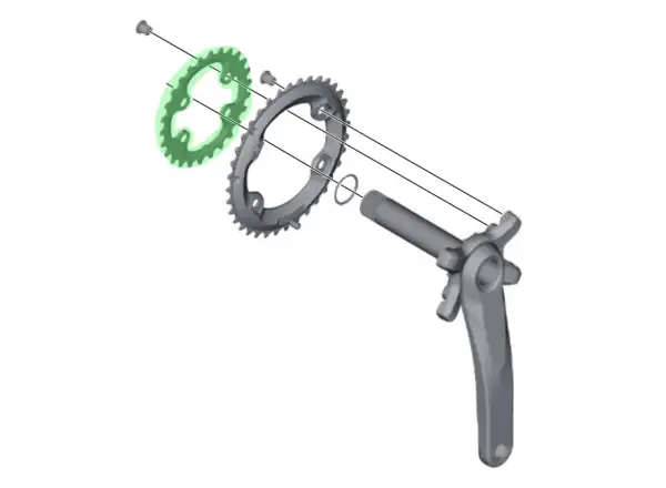 Shimano XT FC-M8000-2 Kettenblatt 28 Zähne