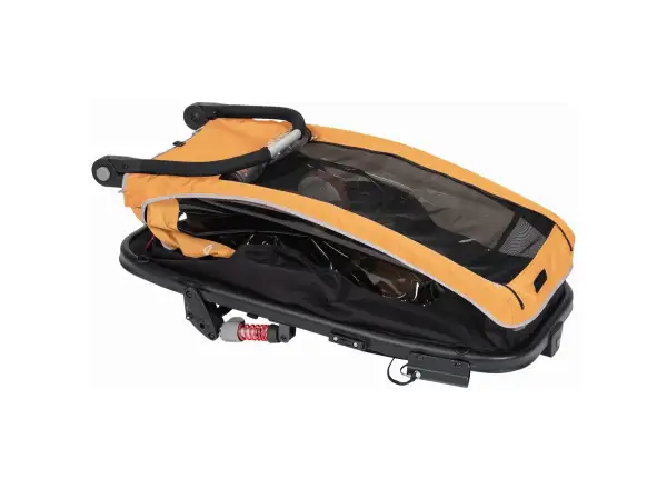 XLC MONOs BS-C09 Kinderanhänger 20" Ringelblume/Anthrazit