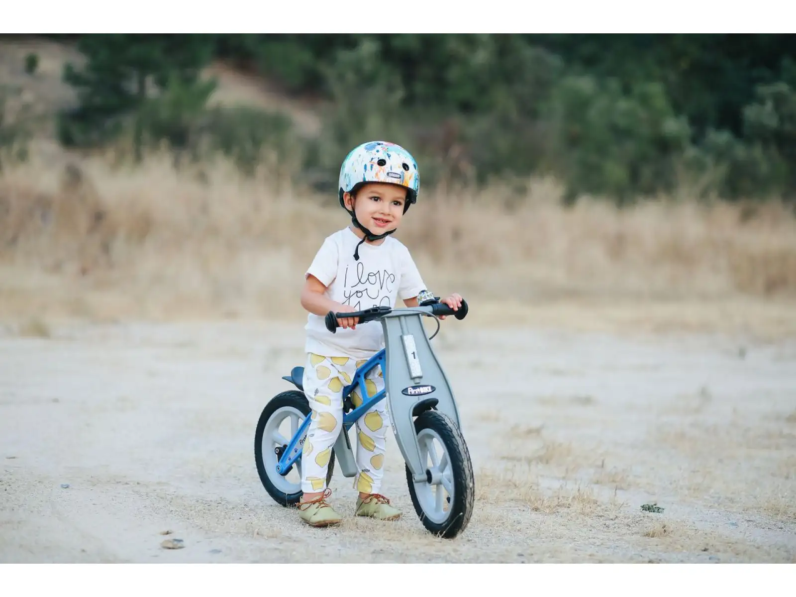 First Bike Street Kinderlaufrad blau