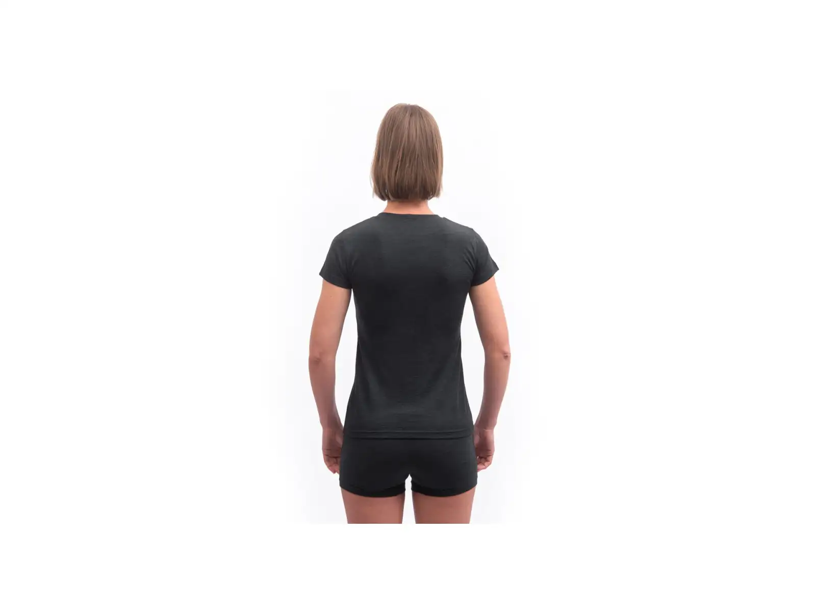 Sensor Merino Cordura Damen T-Shirt Kurzarm schwarz