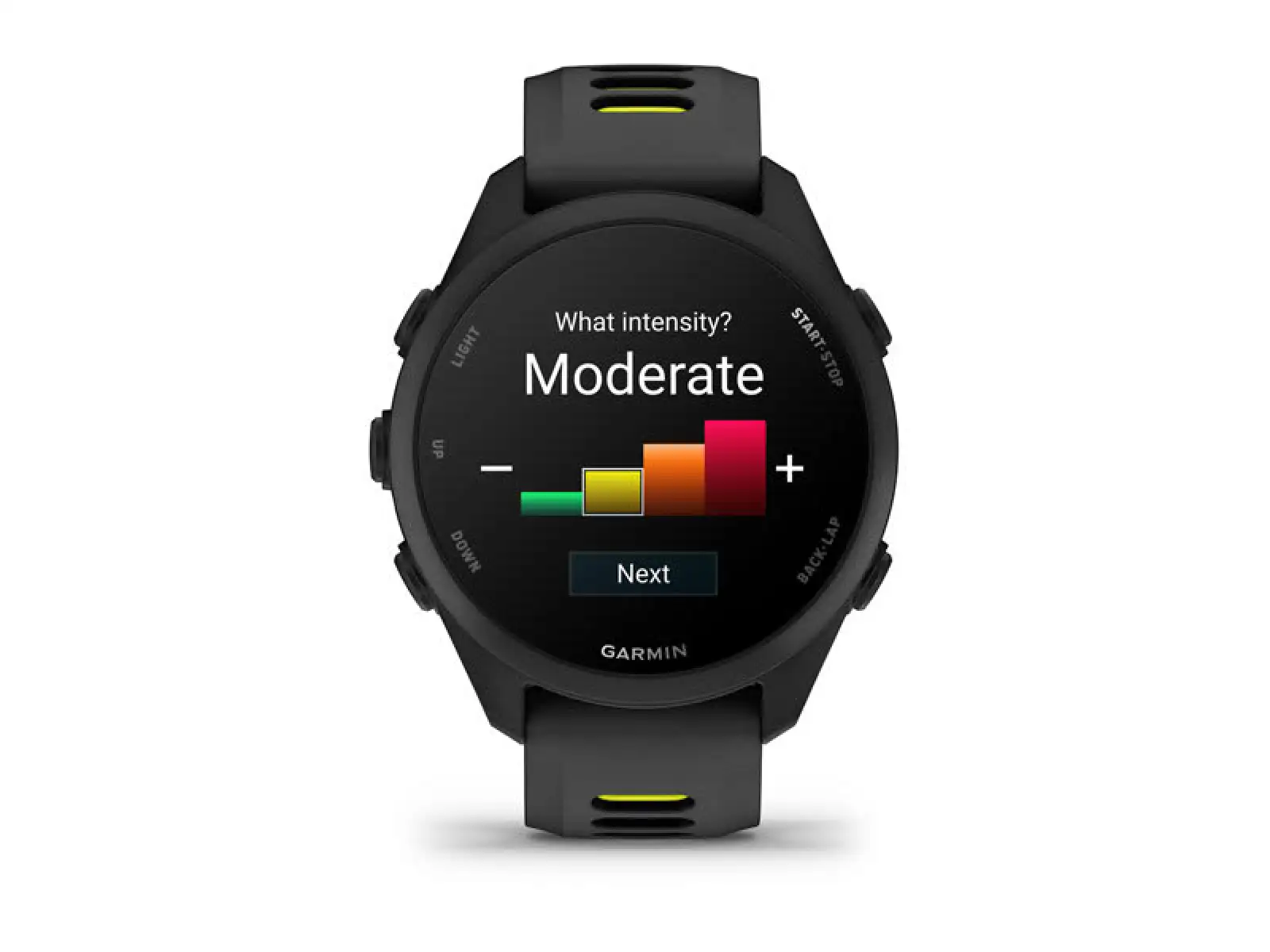 Garmin Forerunner 170 Black mit Armband Black/Amp Yellow