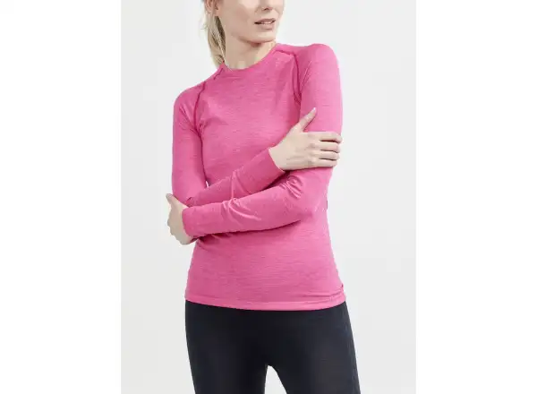 Craft Core Dry Active Comfort Damen Langarmshirt Rosa