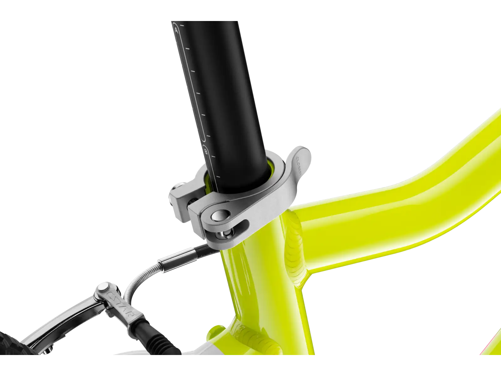 Woom GO 3 Automagic Kinderfahrrad neon lime