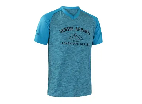 Sensor Charger Herren Trikot Kurzarm Blau