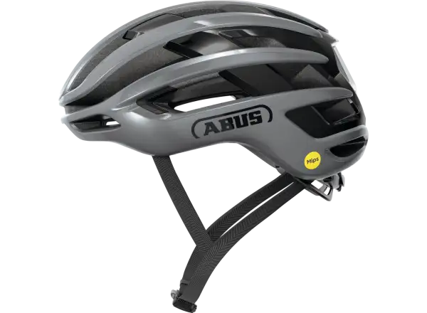 Abus AirBreaker 2.0 MIPS Rennradhelm Graphite Silver