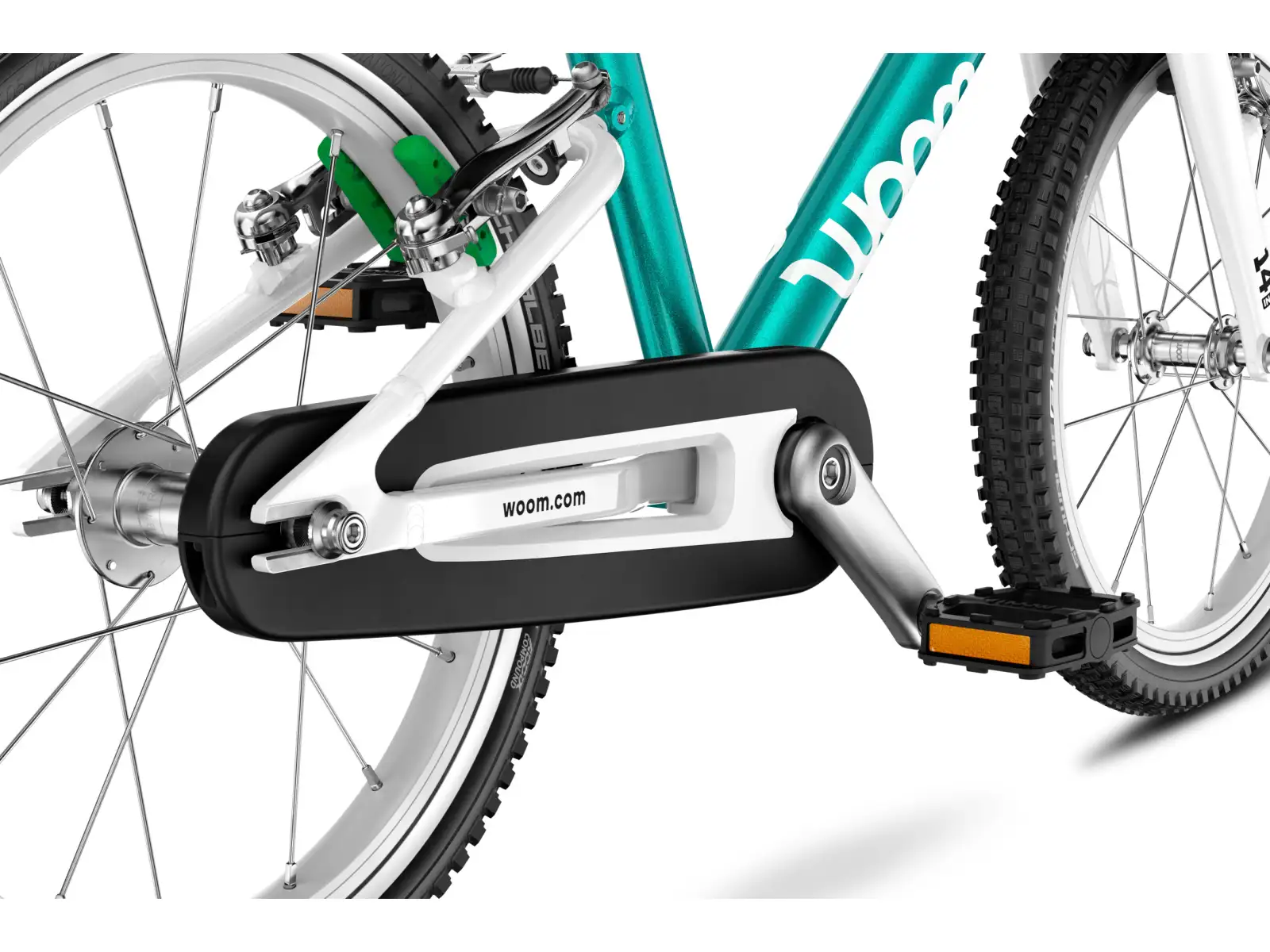 Woom GO 2 Metallic Turquoise 14 Kinderfahrrad