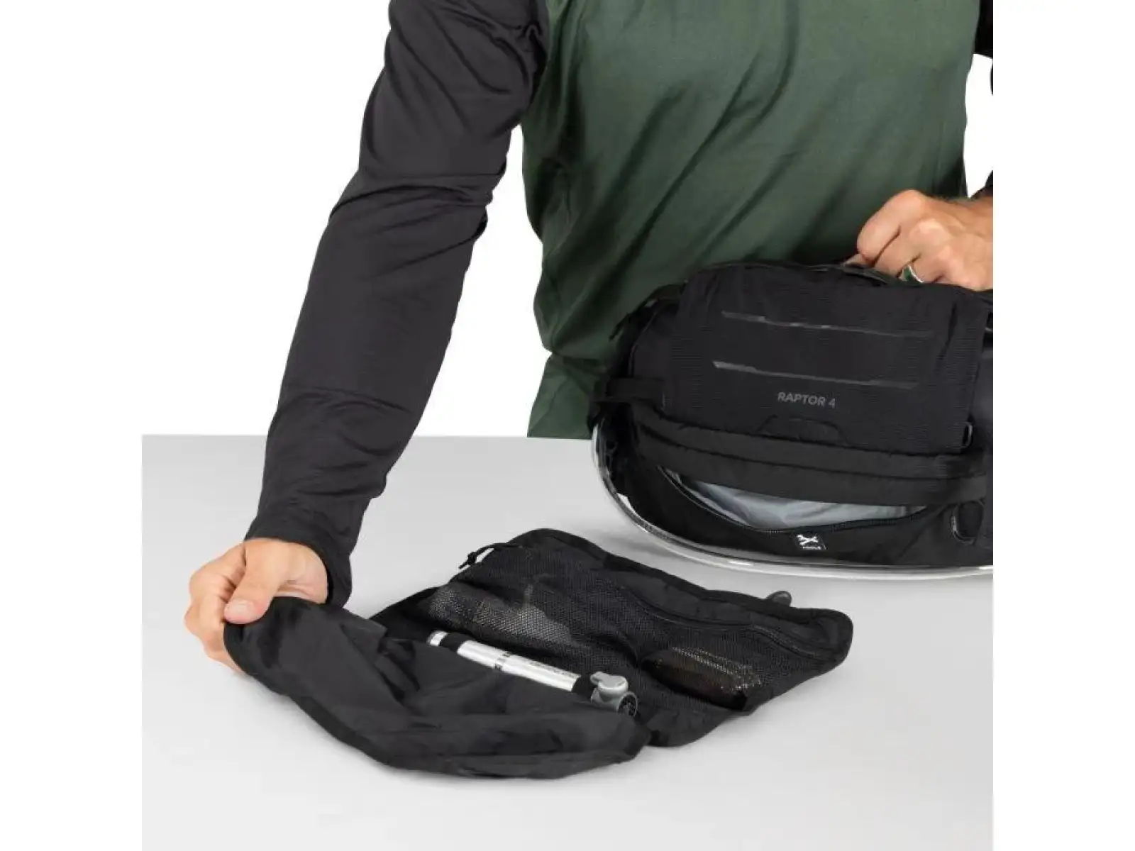 Osprey Raptor 4 Hüfttasche Pediment Grey