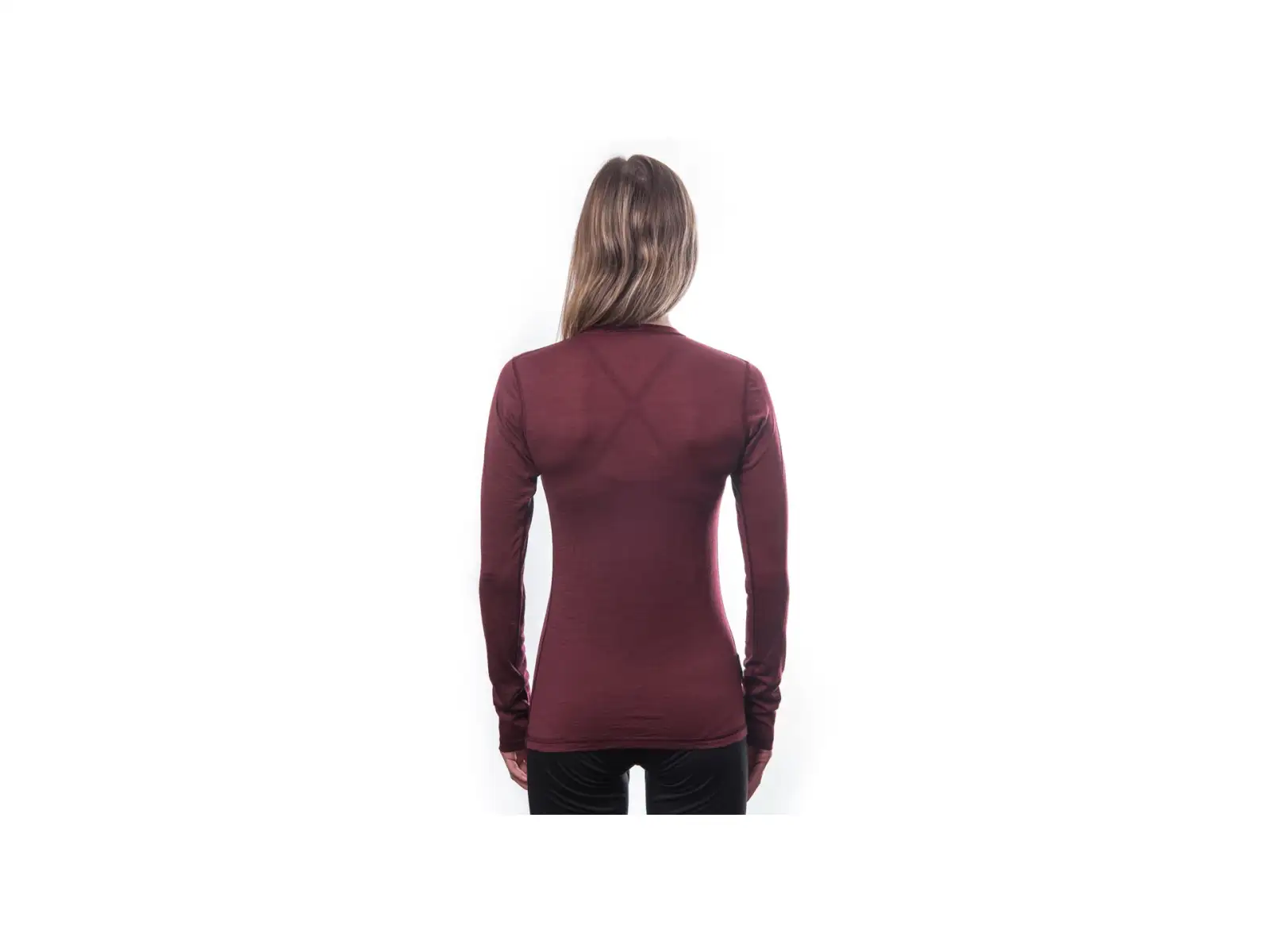 Sensor Merino Air Shirt Damen Langarm Rot