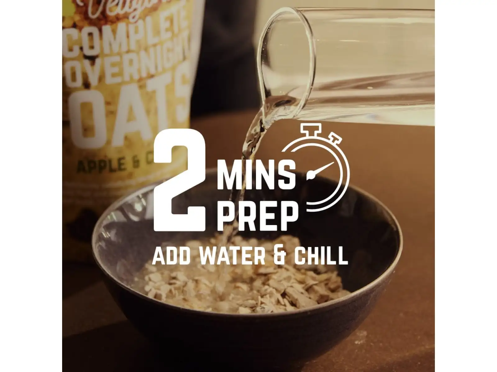 Veloforte Overnight Oats – Apfel & Zimt