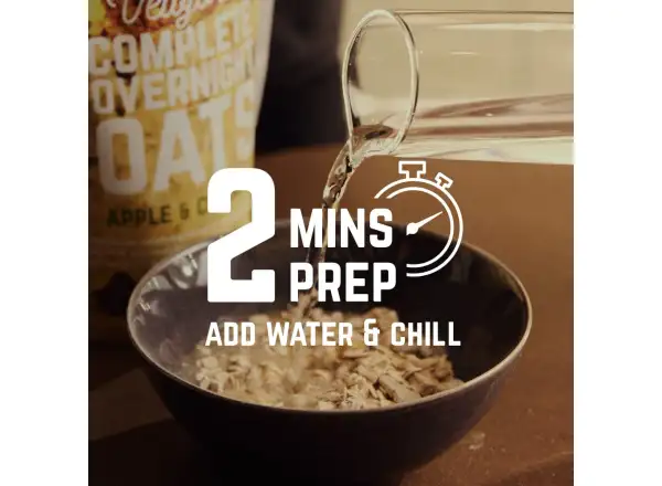Veloforte Overnight Oats – Apfel & Zimt