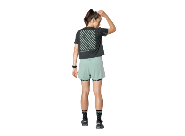 Dynafit Trail Damen-Laufshirt kurzärmelig Black Out