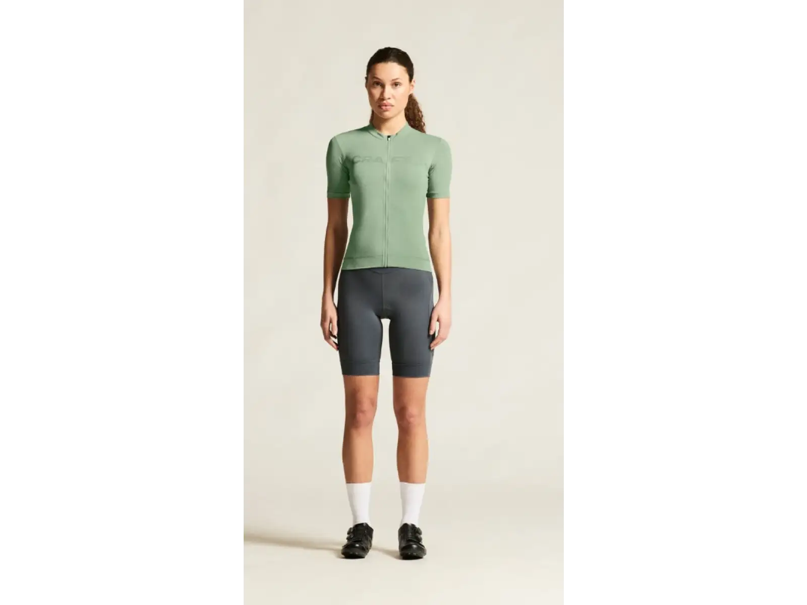 CRAFT Endur Logo Damen-Fahrradtrikot grün L
