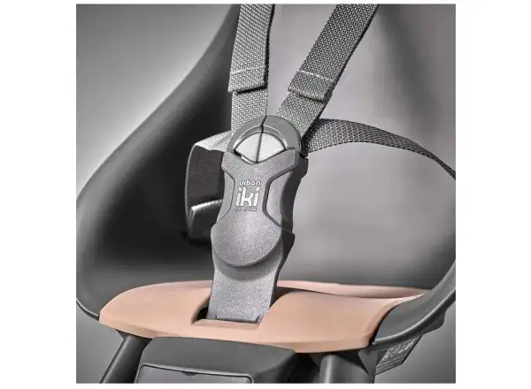 Urban Iki Kindersitz mit Adapter für den Vorbau Bincho Black/Kurumi Brown.