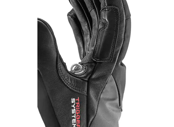 Leki Hevon Thermo 3D Abfahrtshandschuhe schwarz