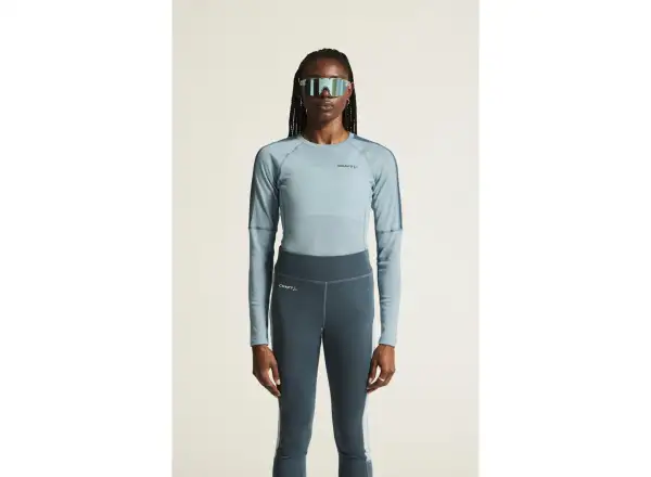 Craft ADV Wool Merino Damen Langarmshirt Blau
