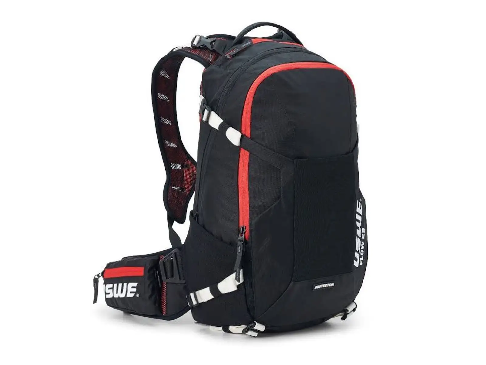 USWE Flow Rucksack 25l Schwarz/Rot