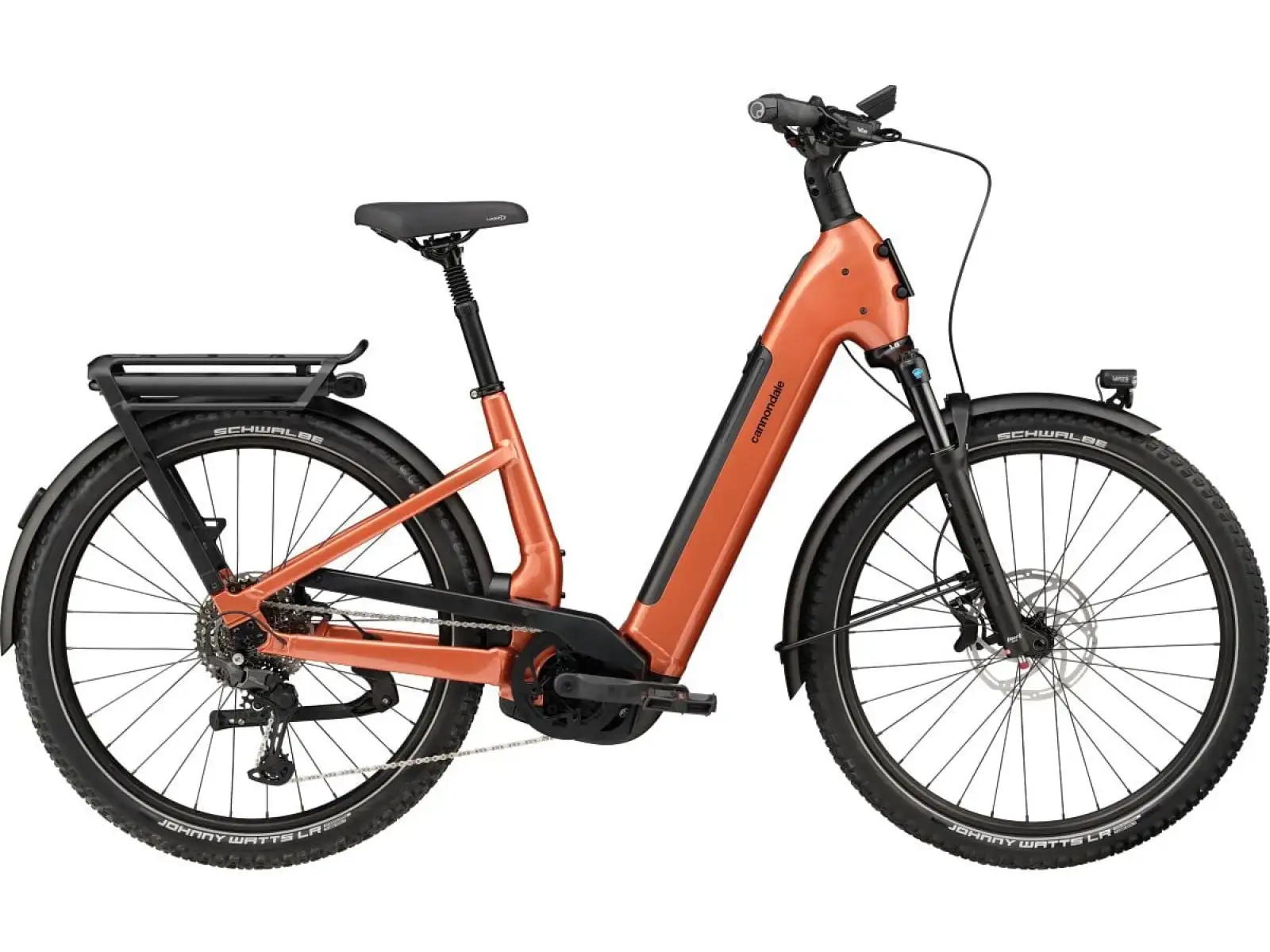 Cannondale Tesoro X 1 LSTH Orange Slice Trekking E-Bike mit tiefem Einstieg