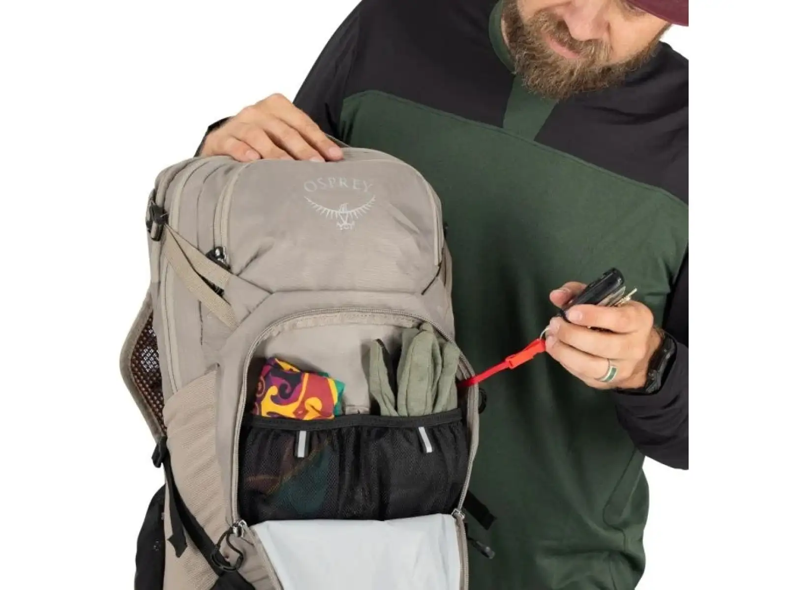 Osprey Raptor 14 Rucksack Pediment Grey
