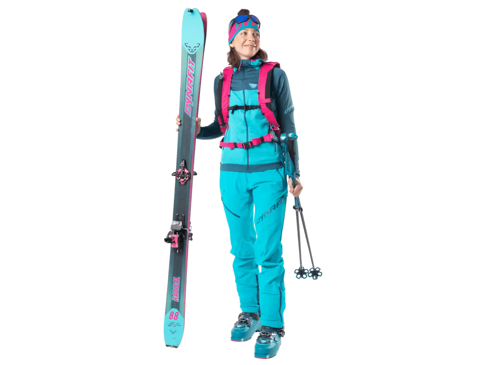 Dynafit Radical 88 Damen-Skitourenski Reef/Flamingo