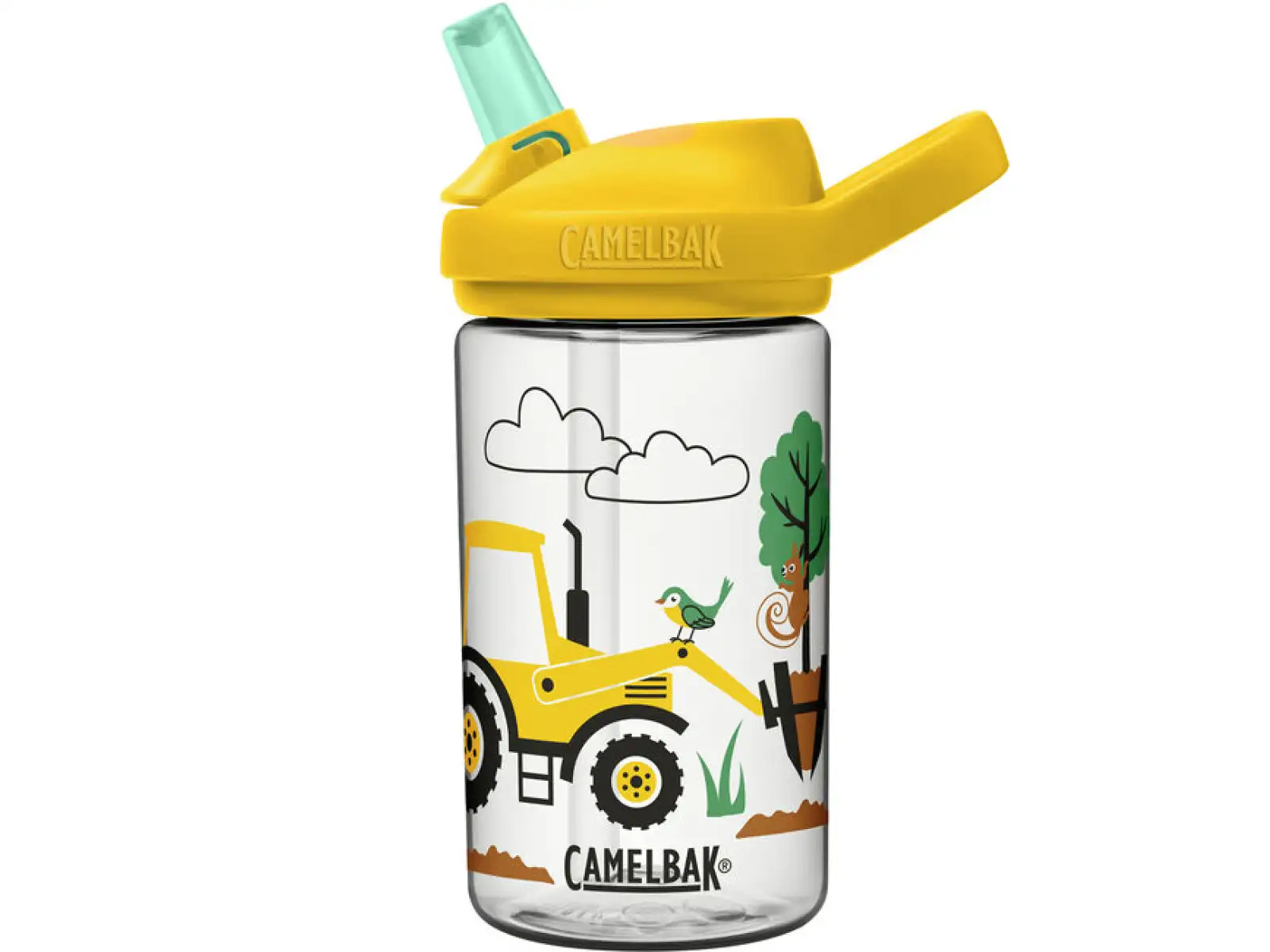 Camelbak Eddy+ Kids 0,4 l Flasche Traktoren und Bäume