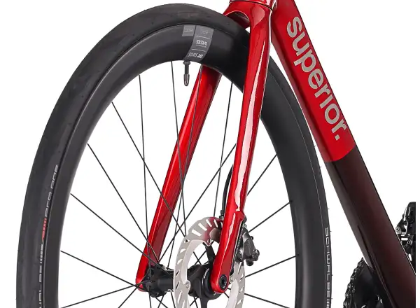Superior RR 9.8 Rennrad Gloss Red/Carbon Red