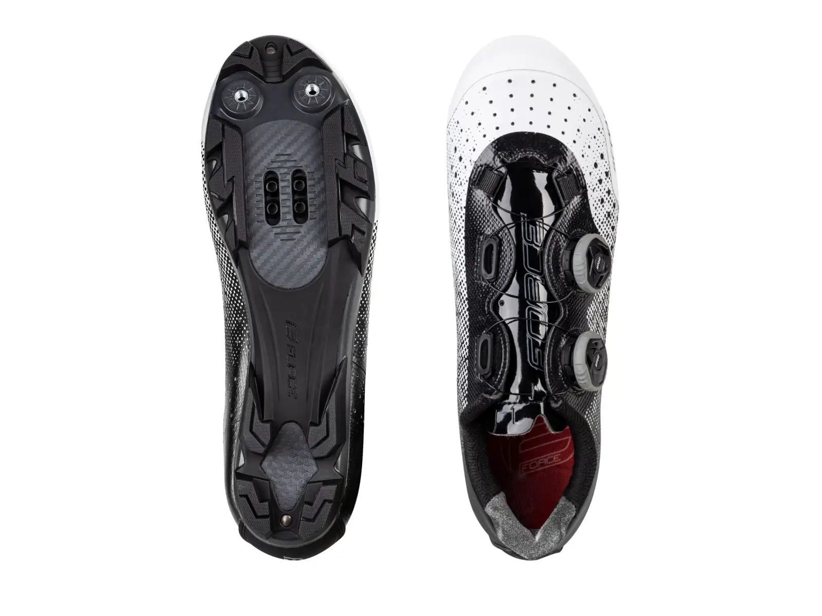 Force Score MTB Herren Fahrradschuhe weiß/schwarz