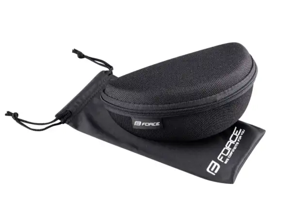 Force Sonic Fahrradbrille grau/fluo, blau-lila verspiegelte Gläser