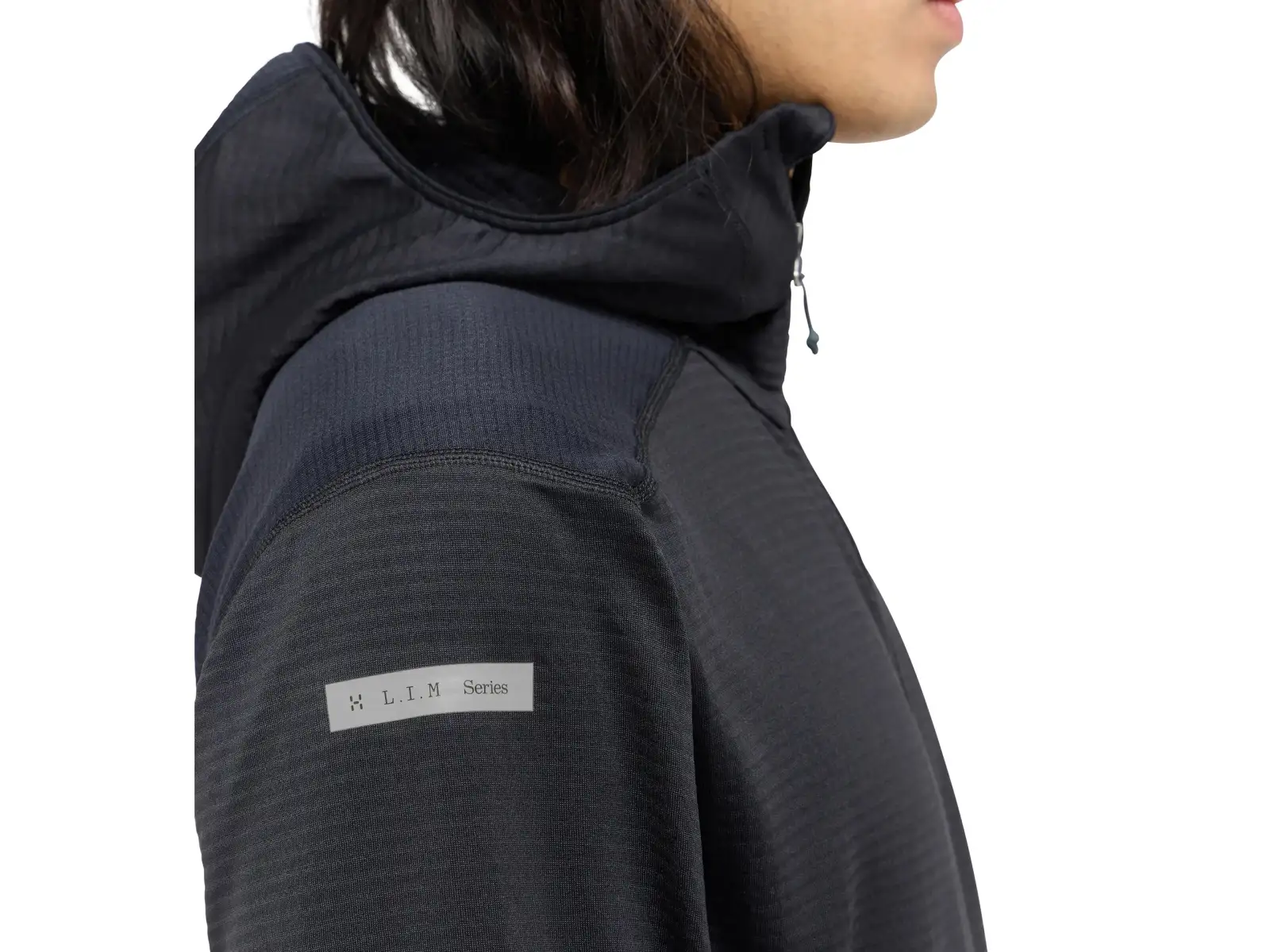 Haglöfs L.I.M Mid Multi Hood Herren-Sweatshirt True Black