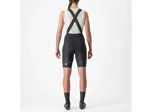 Castelli Espresso DT Damen Shorts mit Einsatz und Trägern Black