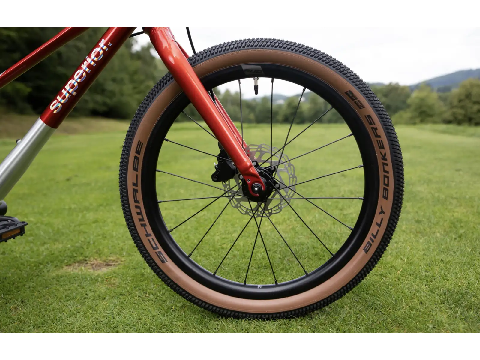 Superior TEAM 20 Kinderfahrrad Gloss Brushed Alu / Red