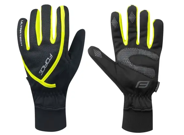 Force Ultra Tech Winterhandschuhe schwarz/fluoreszierend