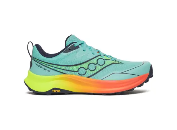 Saucony Peregrine 16 Herren Laufschuhe Splash/Citron
