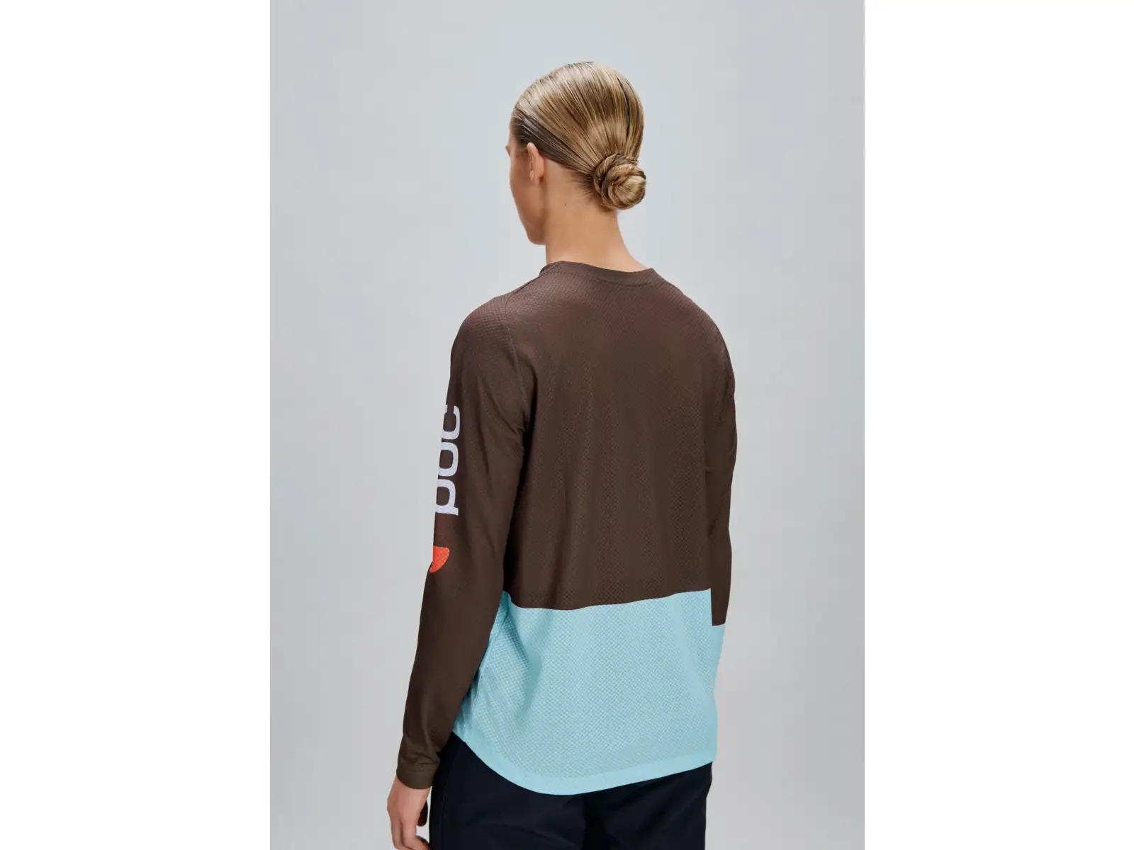 POC Motion Air Damentrikot Langarm Bronzite Brown/Lazurite Blue