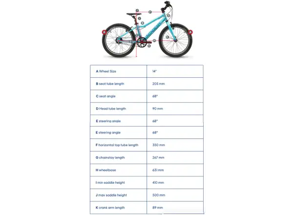 Academy Grade 2 Belt Kinderfahrrad 14" gelb