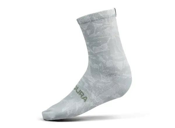 Endura Grid Floral LTD Print Socken Mains Grey