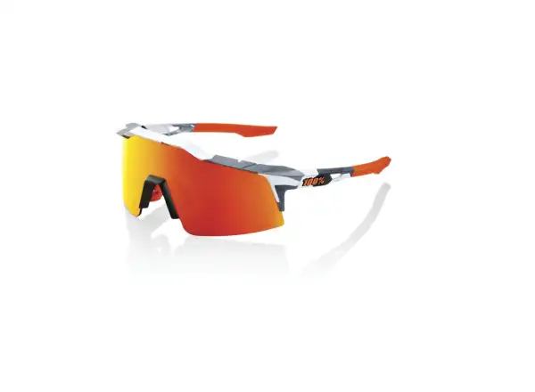 100% SPEEDCRAFT SL HiPER Red Mirror Brille mit verspiegelten Gläsern in Grau-Camo