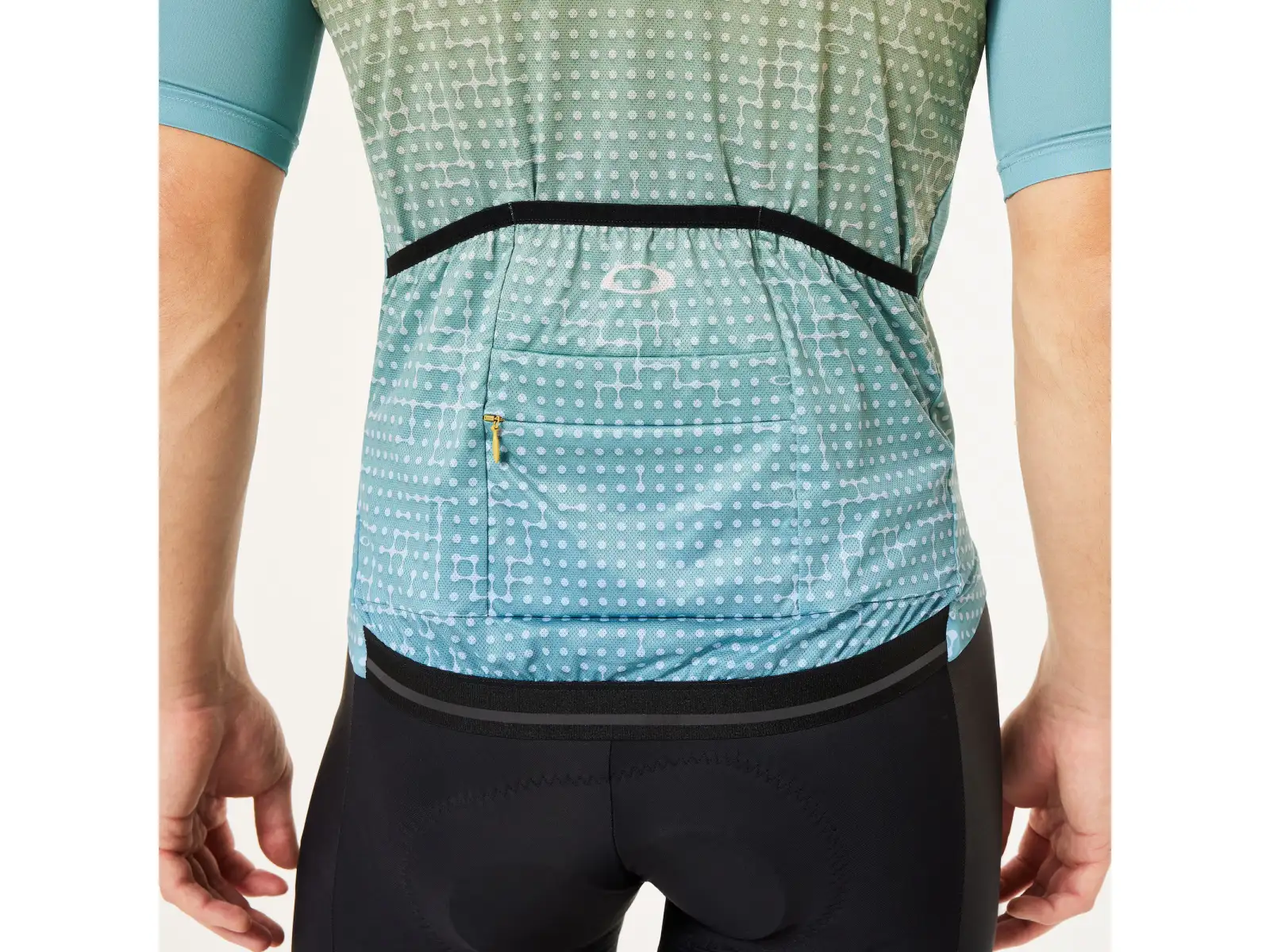 Oakley Endurance Dazzle Camo – Herren-Trikot Kurzarm – Monogram Pacific Sulf