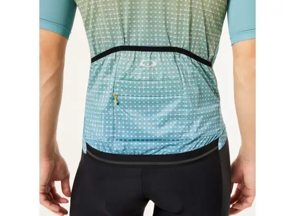 Oakley Endurance Dazzle Camo – Herren-Trikot Kurzarm – Monogram Pacific Sulf