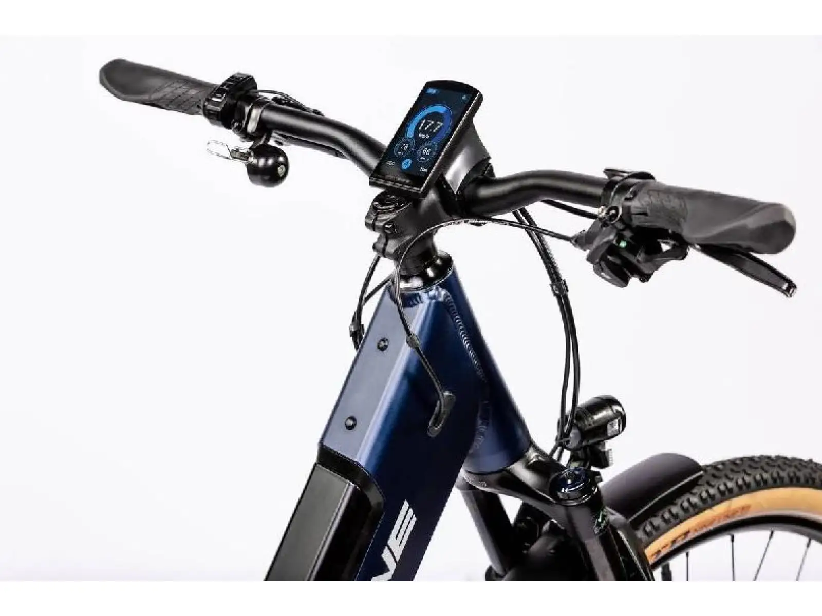 Elektrofahrrad Rock Machine Storm INT e90-29 Damen in Blau/Silber/Rosa