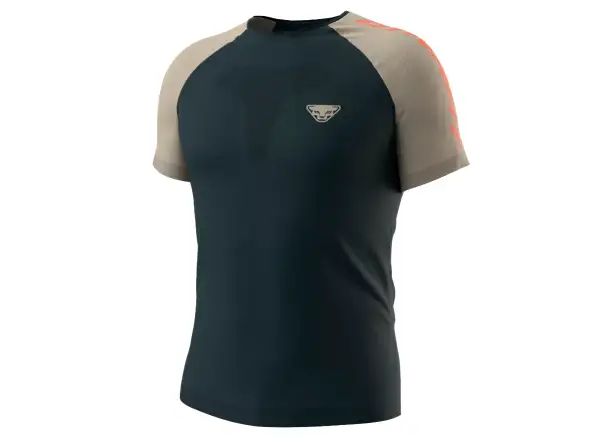 Dynafit Ultra S-Tech Herren-T-Shirt Kurzarm Blaubeere/Rock Khaki