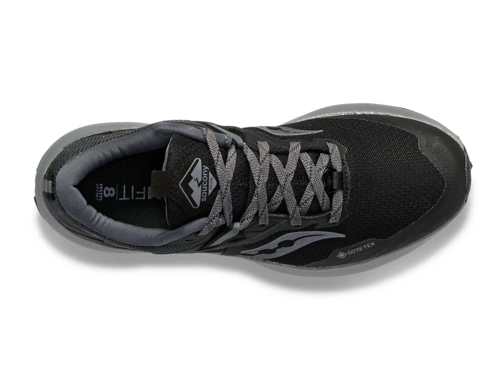 Saucony Ride 15 TR GTX Damen Laufschuhe Schwarz/Anthrazit