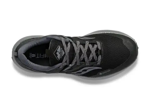 Saucony Ride 15 TR GTX Damen Laufschuhe Schwarz/Anthrazit