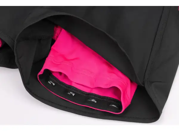 Etape Claudia Damen Loose Shorts Schwarz/Rosa