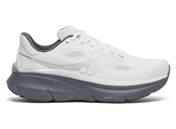 Saucony Guide 19 Herren Laufschuhe White/Shadow
