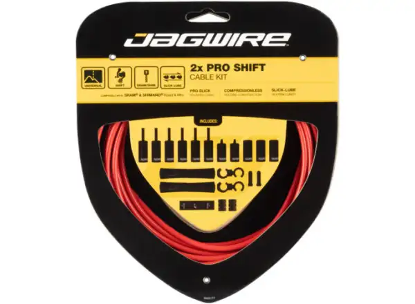 JAGWIRE PCK504 2x Pro Shift Kit Rot