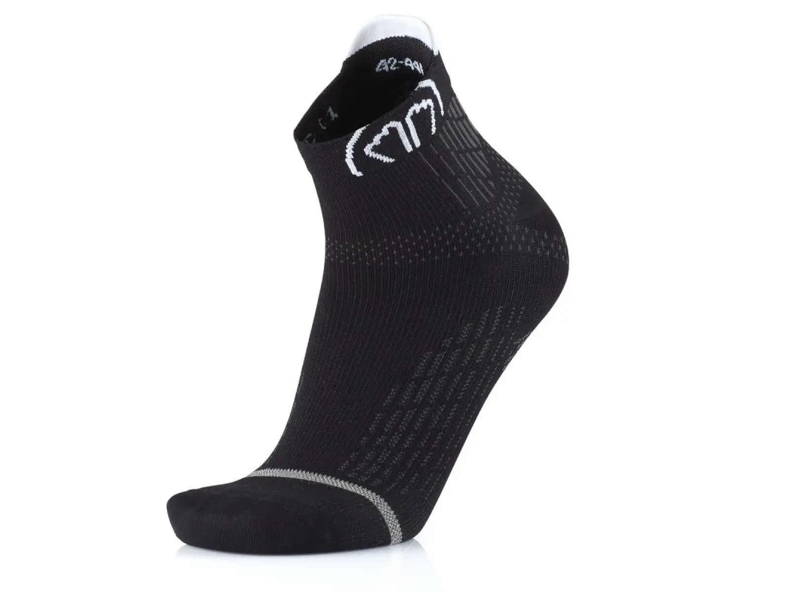 Sidas Run Anatomic Knöchelsocken Schwarz