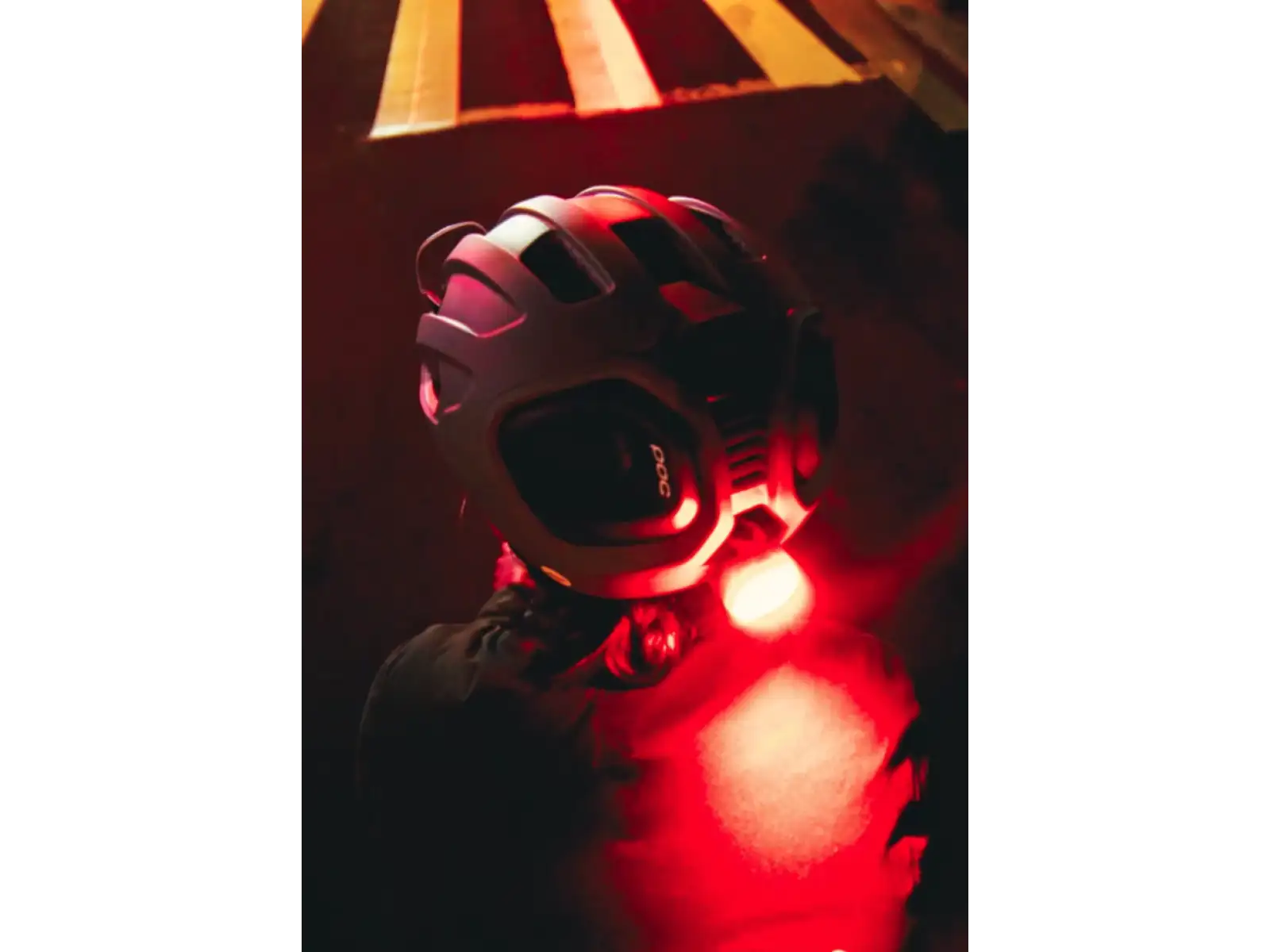 POC Knog Mini Helmlampe Fluorescent Orange