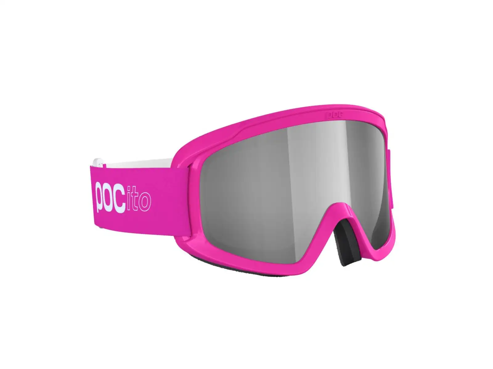 POC POCito Opsin Kinder-Skibrille Fluorescent Pink/Clarity ONE.