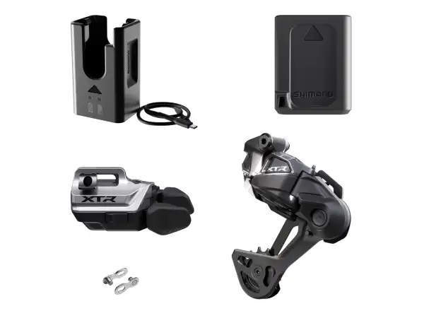 Shimano XTR RD-M9250-SGS, SW-M9250-IR, BT-DN320, EC-DN100, SM-CN910-12 Upgrade-Set
