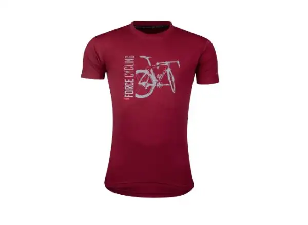 Force Flow Unisex T-Shirt Kurzarm Rot